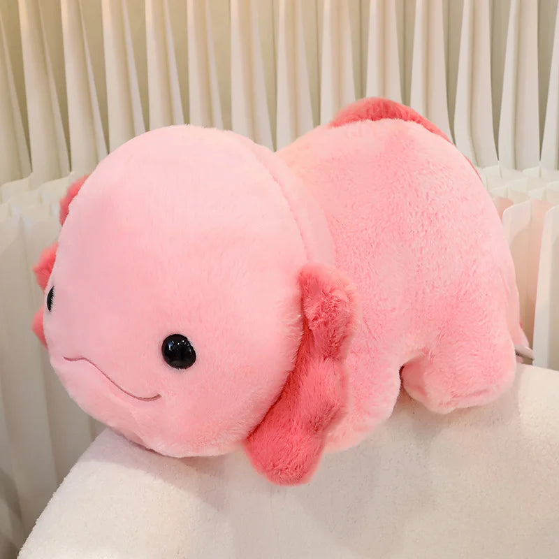 Axolotl Plüschfigur – Niedlicher, weicher Axolotl Kuscheltier für Kinder