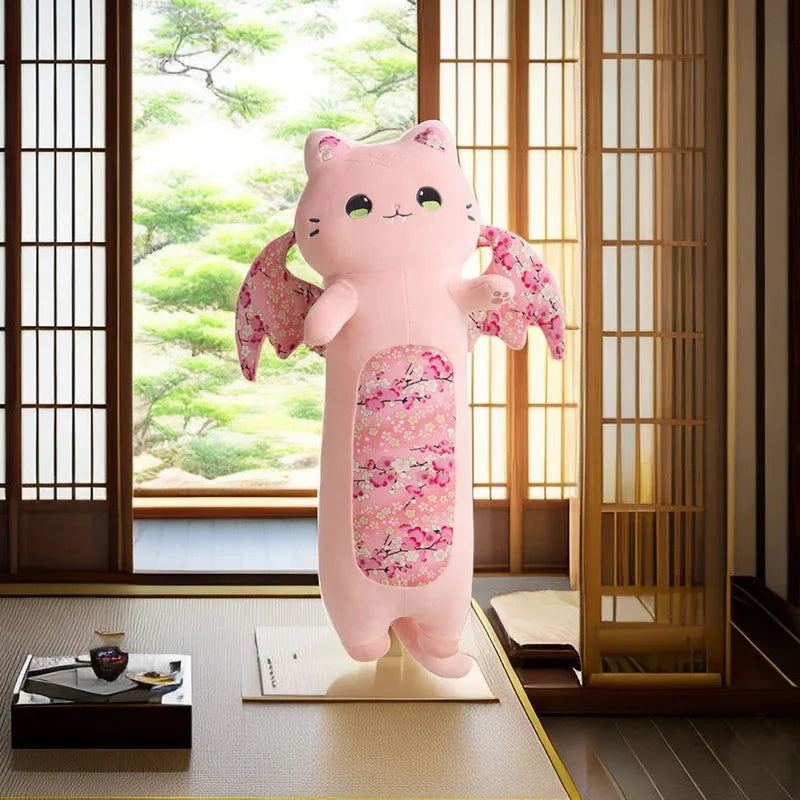 Katzen Plüschtiere – Lange kuschelige Luna & Solis Sakura Plüschspielzeuge für Kinder