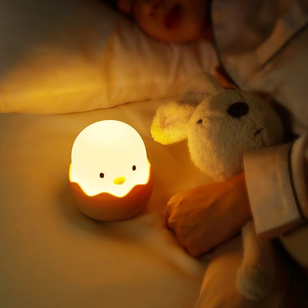 Nachtlampe USB Küken – Wiederaufladbare LED Lampe für Kinderzimmer und Babyzimmer