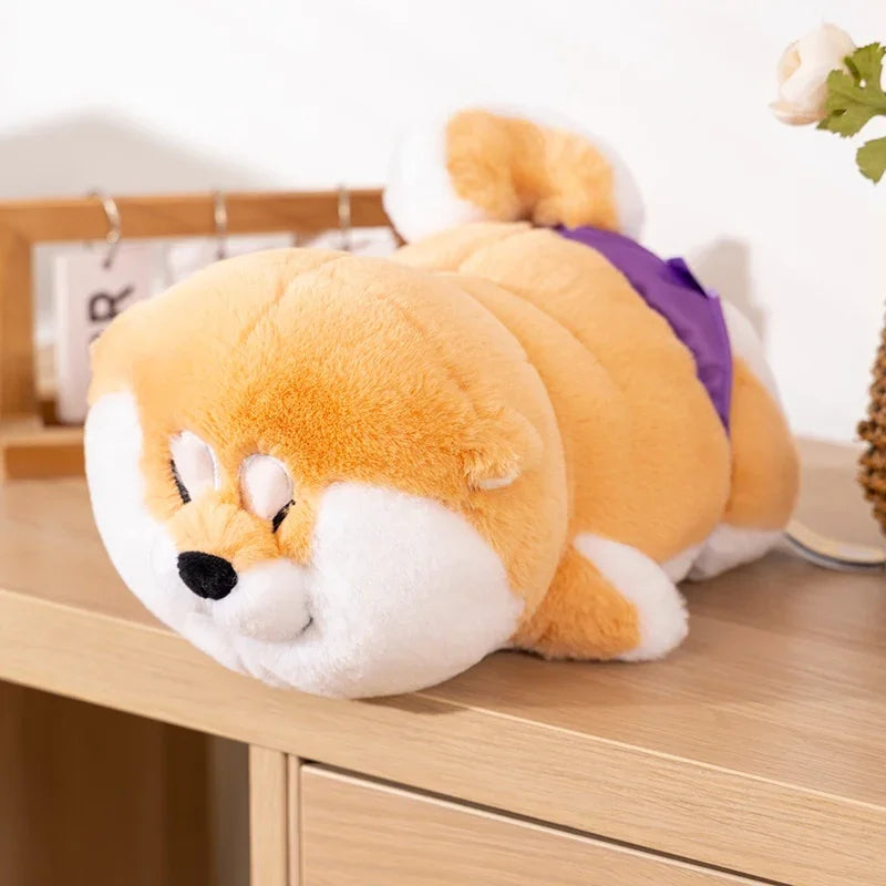 Plüsch Akita Shiba Inu Hund – Kawaii Kuscheltier für Kinder und Sammler