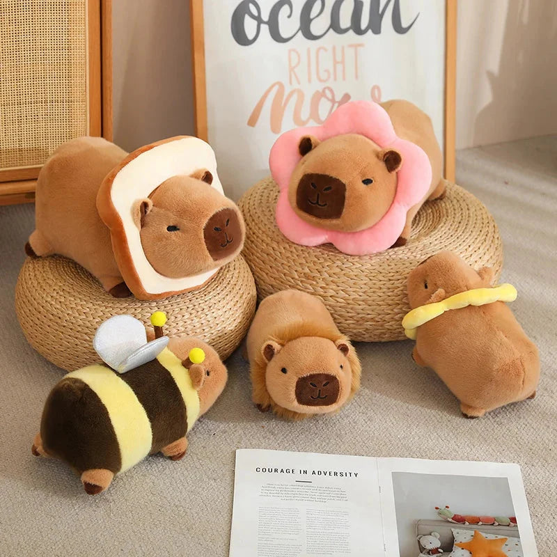 Plüsch Capybara Tier – Cosplay Plüschfigur für Kinder und Sammler