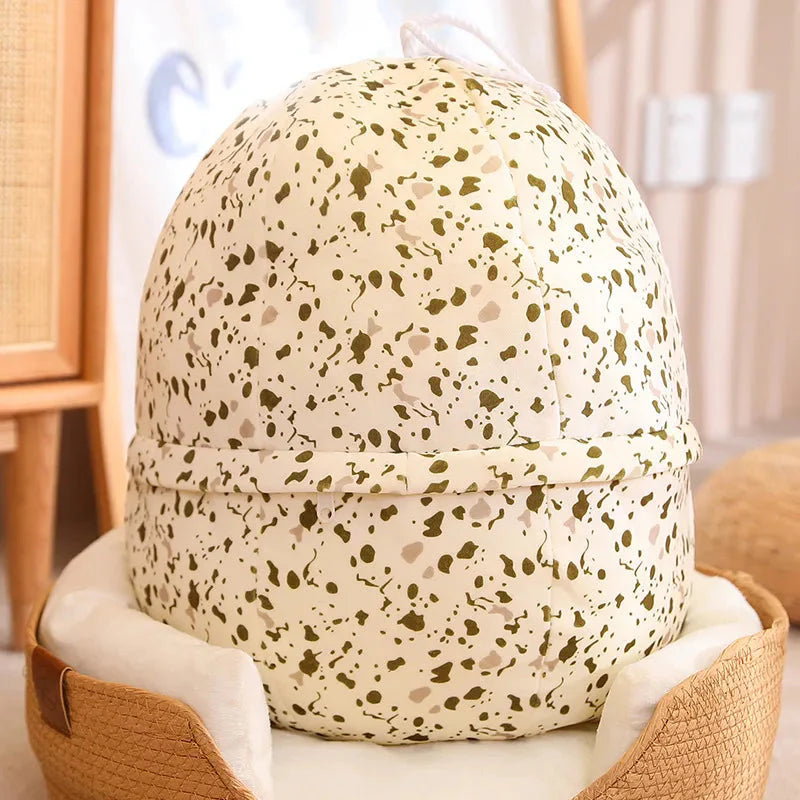 Plüsch Drache Ei 2-in-1 – Kuscheltier und Kissen für Kinder, weich und vielseitig