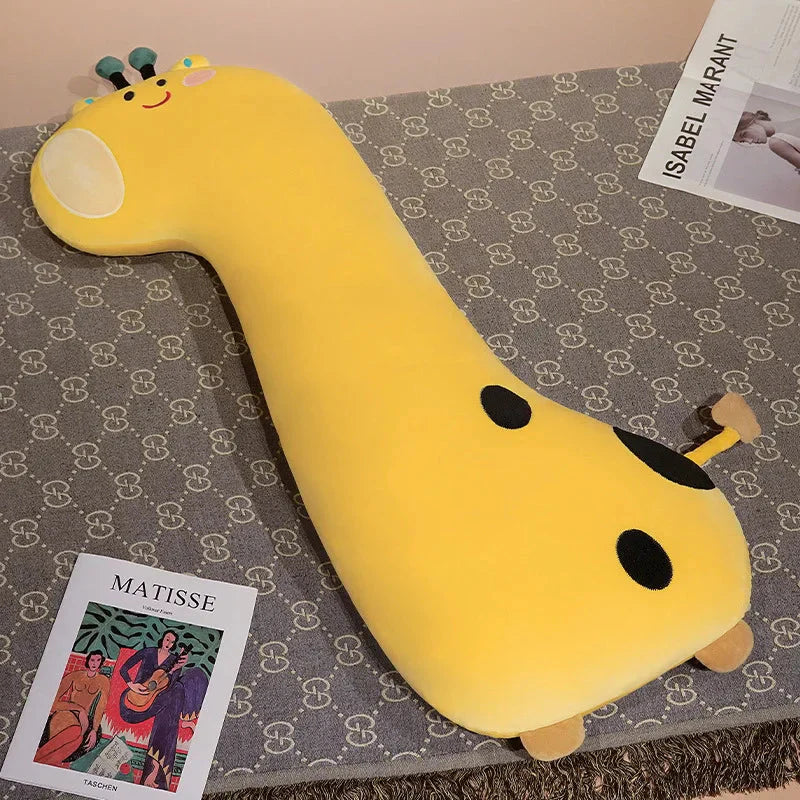 Plüsch Kissen Dino Hund Krokodil Giraffe – Weiche Tierkissen für Kinder