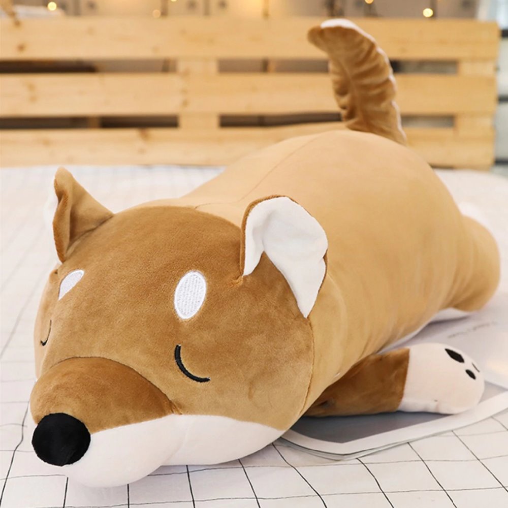 Plüsch Shiba Inu Hund – Kuscheltier weich und niedlich für Kinder und Erwachsene