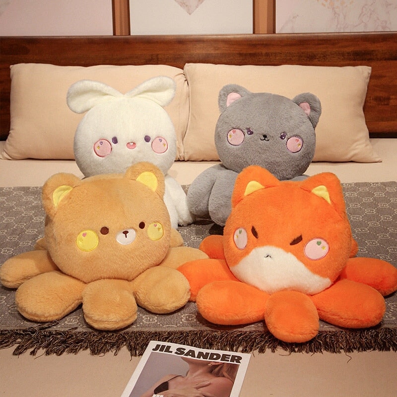 Plüschtiere Fuchs Katze Hase Bär – Flauschige Kuscheltiere für Kinder