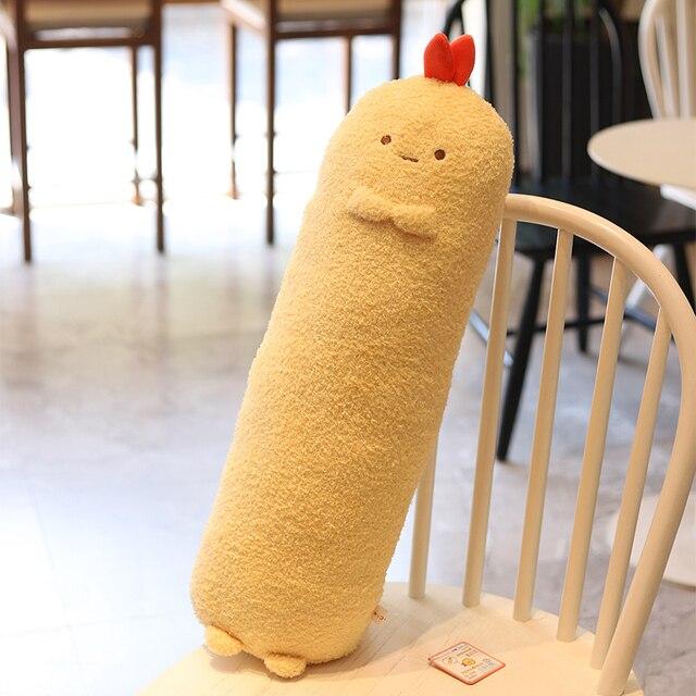 Plüschtiere Tempura Garnelen – Japanische frittierte Garnelen Kuscheltiere für Kinder