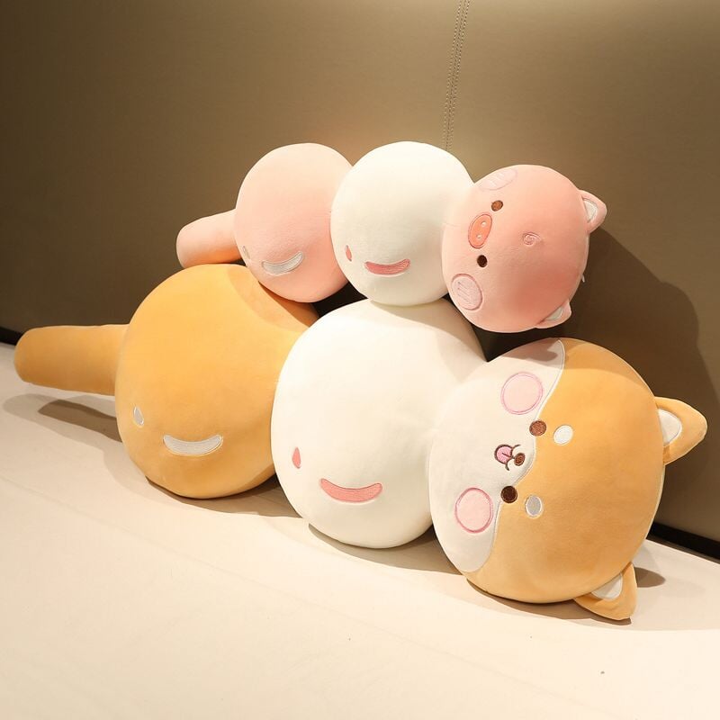 Plush Dango Snack Buddies – Kawaii Pastel Dango Plushies for Kids