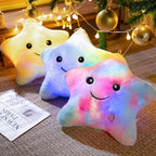 Light Up Star Plush Toy with Soft LED Glow and Battery Operated Night Light