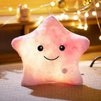 Light Up Star Plush Toy with Soft LED Glow and Battery Operated Night Light