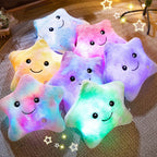 Light Up Star Plush Toy with Soft LED Glow and Battery Operated Night Light
