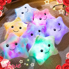 Light Up Star Plush Toy with Soft LED Glow and Battery Operated Night Light