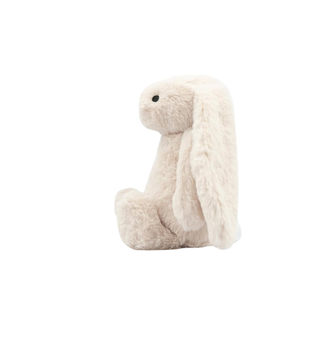 Soft Plush Bunny Dog Toy with Squeaker and Crinkle Sounds