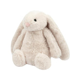 Soft Plush Bunny Dog Toy with Squeaker and Crinkle Sounds