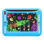 LED Light-Up Drawing Tablet for Kids with Neon Glow Effect and Reusable Writing Surface