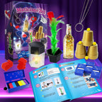 Kids Magic Tricks Set with Cups, Wand and Illusion Props Including Easy Magic Kit