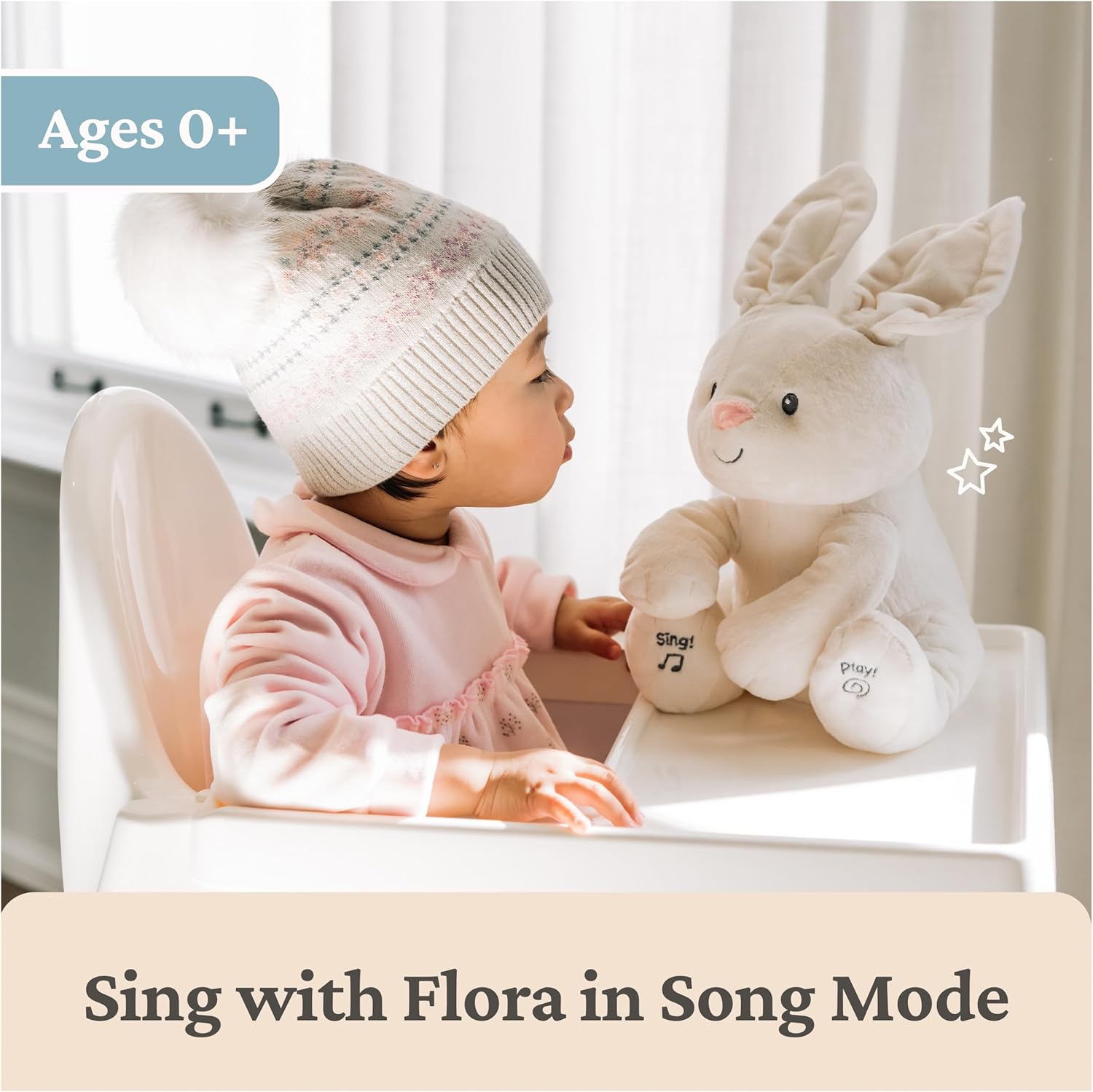 Adorable Interactive Baby Bunny Plush Toy