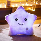 Light Up Star Plush Toy with Soft LED Glow and Battery Operated Night Light