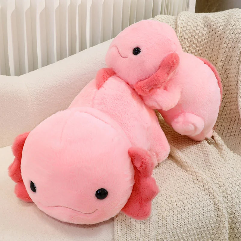 Axolotl Plüschfigur – Niedlicher, weicher Axolotl Kuscheltier für Kinder