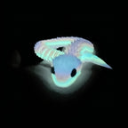 Glow in the Dark Poseable Snake Toy with Flexible Segments
