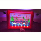 LED Light-Up Drawing Tablet for Kids with Neon Glow Effect and Reusable Writing Surface
