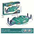 Portable Tabletop Soccer Game with Dual Launch Controls and Scoreboard