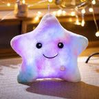 Light Up Star Plush Toy with Soft LED Glow and Battery Operated Night Light