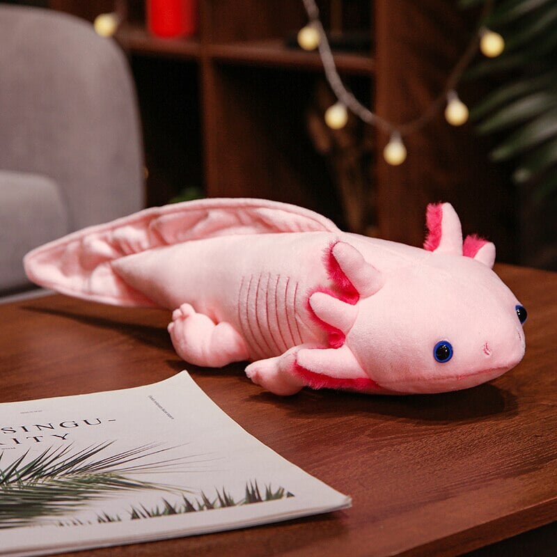 Kawaii Axolotl Plüschfamilie – Lebensechte Plüschtiere für Kinder und Sammler
