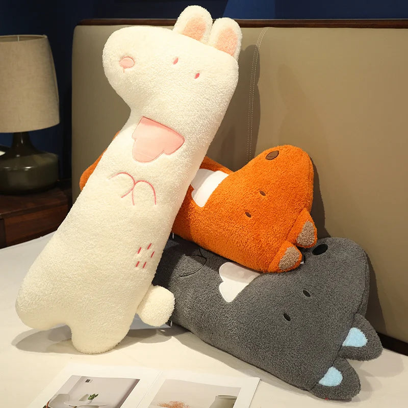 Kuschelige Plüschtiere – Hase Fuchs Wolf Lange Kuscheltiere für Kinder