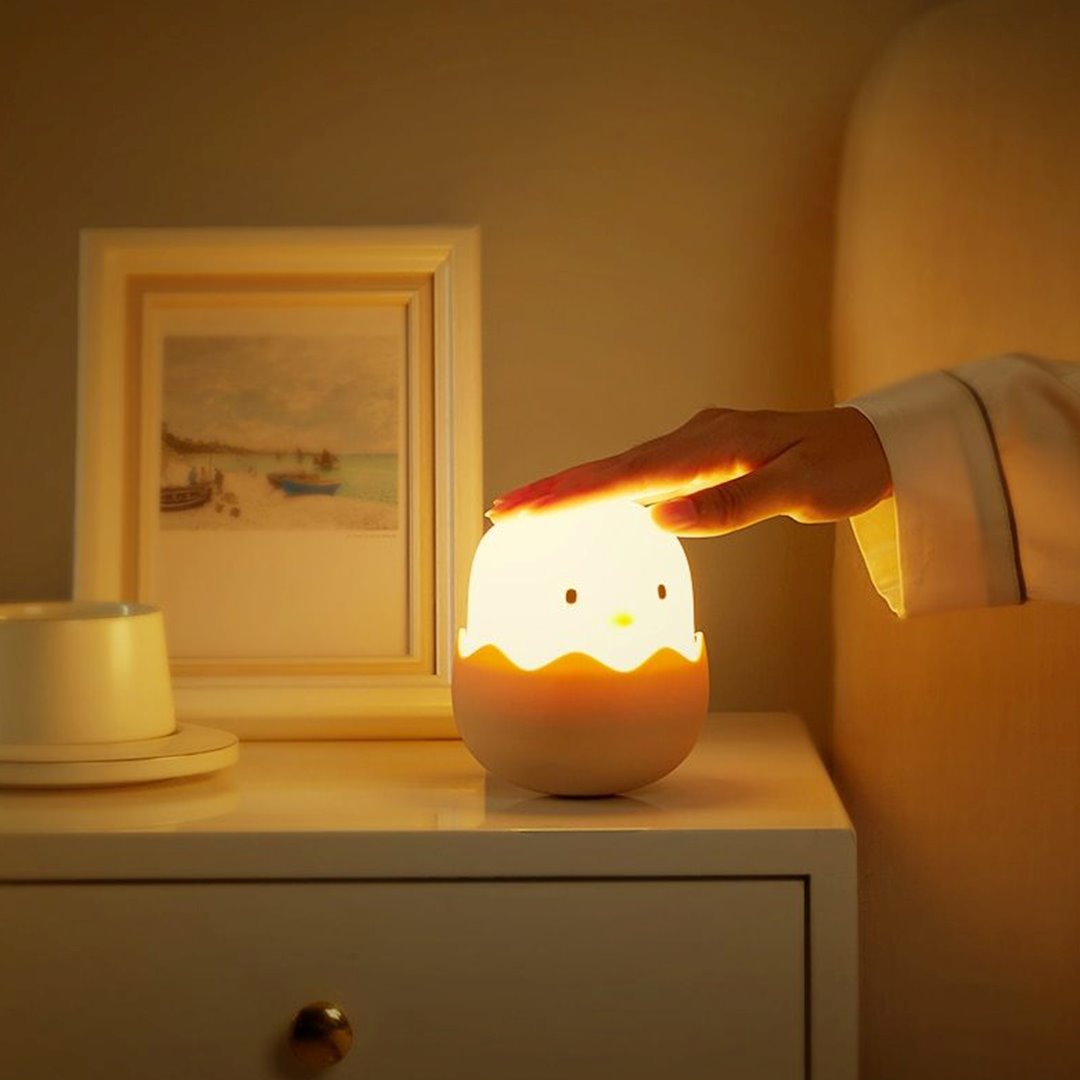 Nachtlampe USB Küken – Wiederaufladbare LED Lampe für Kinderzimmer und Babyzimmer
