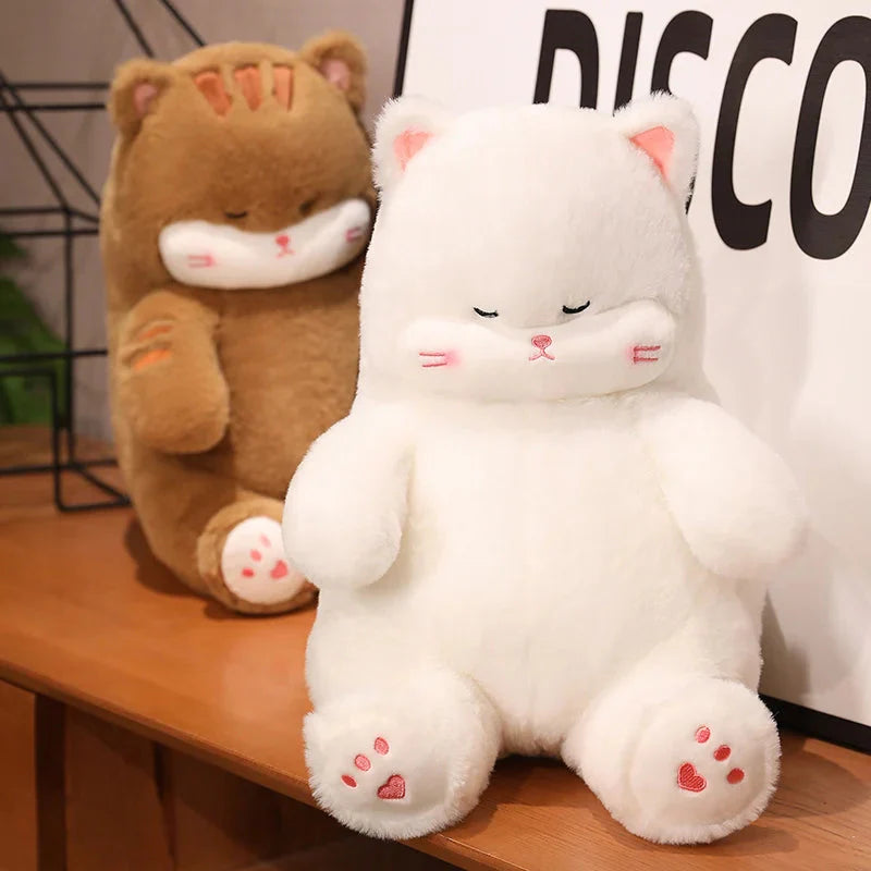 Napping Noodle Cat Plüsch – Kuscheltier Katze weich und niedlich für Kinder