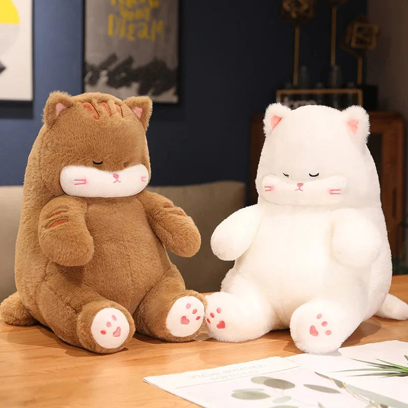 Napping Noodle Cat Plüsch – Kuscheltier Katze weich und niedlich für Kinder