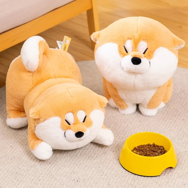 Plüsch Akita Shiba Inu Hund – Kawaii Kuscheltier für Kinder und Sammler