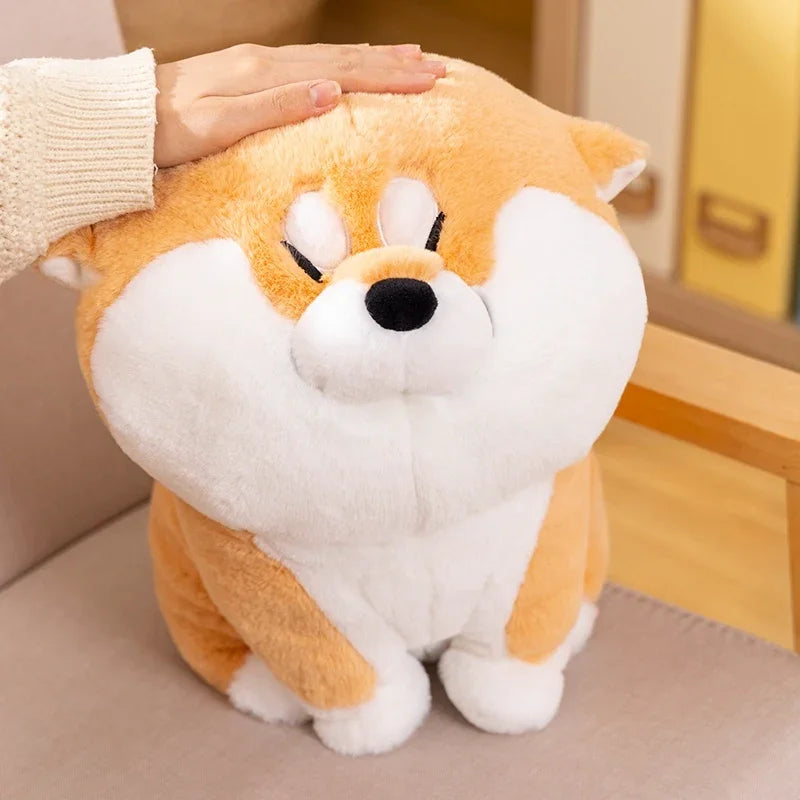 Plüsch Akita Shiba Inu Hund – Kawaii Kuscheltier für Kinder und Sammler