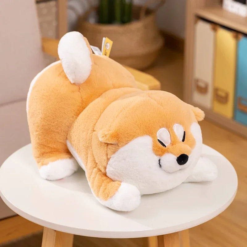 Plüsch Akita Shiba Inu Hund – Kawaii Kuscheltier für Kinder und Sammler