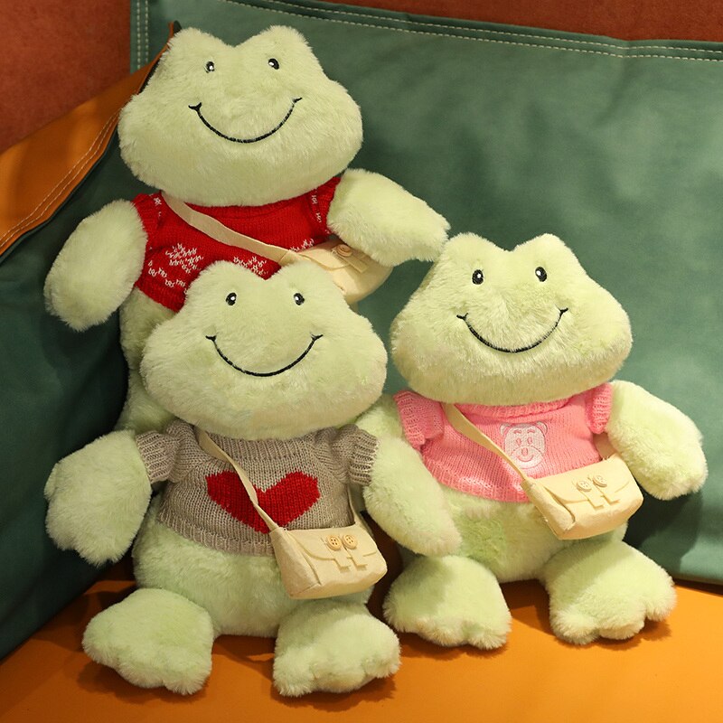 Plüsch-Frosch Spielzeug – Flauschige Frosch-Plüschtiere für Kinder und Sammler