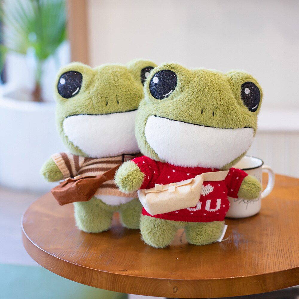 Plüschfrosch Spielzeug – Mini-Frosch Plüschkollektion für Kinder und Sammler