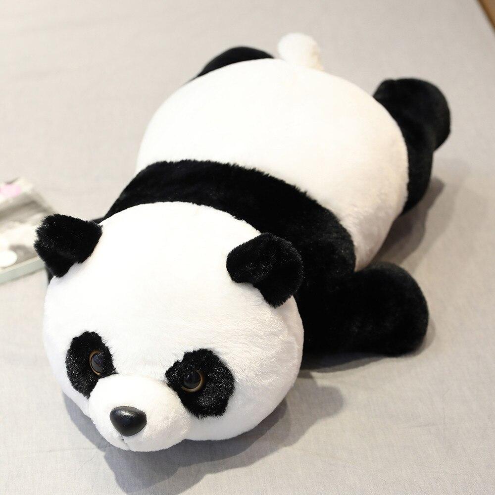 Plüschtier Panda – Schlafender Panda Kuscheltier aus weichem Material für Kinder