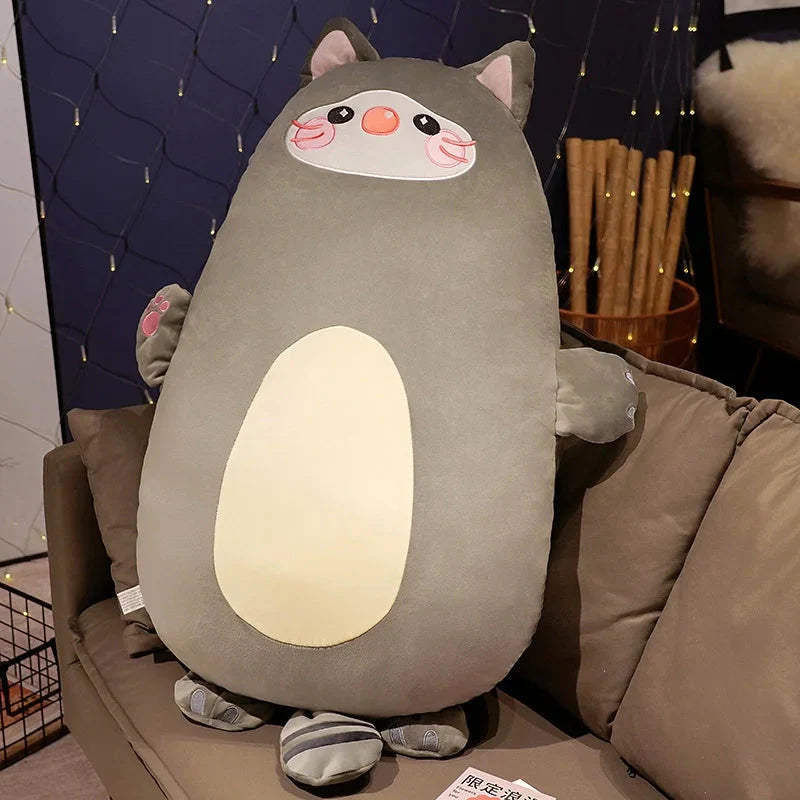 Plüschtiere Hund Katze Hase Ente – Weiche Pfannkuchen Plüschkollektion 2024