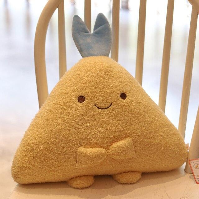 Plüschtiere Tempura Garnelen – Japanische frittierte Garnelen Kuscheltiere für Kinder