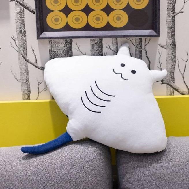 Stachelrochen Plüschspielzeug – Mobula fliegender Rochen Kuscheltier weich und süß